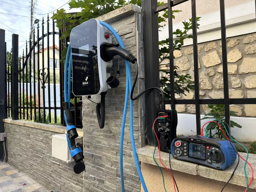 Installation et test d'une borne de recharge par S2RT